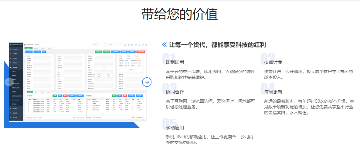 貨代公司集運系統(tǒng)